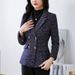 Women's Clothing loose all-match elegant Plaid casual slimming suit top_desvips.com