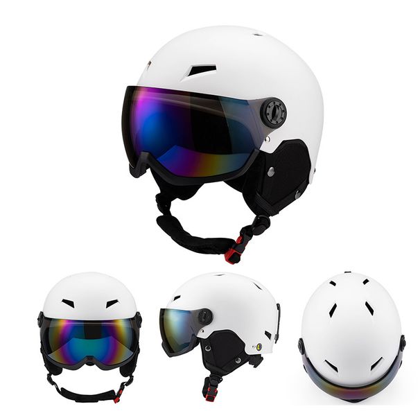 Sports & Outdoor 2026 Adult Sports Ski Helmet Outdoor Windproof Anti-fog Lens Safety Ski Helmet_desvips.com
