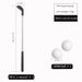 Kids Golf Mini Putter Set - Stainless Steel & Zinc Alloy Training Club For Indoor/Outdoor Practice - Includes Mini Balls (3 Styles Available)_desvips.com