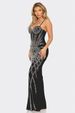 New European And American Sexy And Fashionable Sleeveless Rhinestone Camisole Backless Slim Fit Dress Party Dress_desvips.com