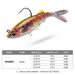 Single Hook Fish-Shaped Simulated Lure Soft Sea Lead-Wrapped Fish Drag Fishing Bait_desvips.com