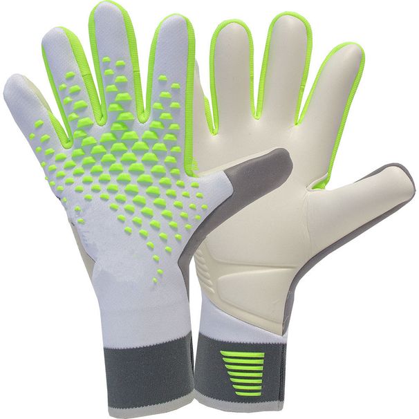 New brand adult children goalkeeper football gloves silicone latex training match goalkeeper gloves_desvips.com