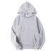 Men's Casual Solid Color Hooded Sweatshirt - Lightweight Breathable Pullover With Side Pockets For Sports & Daily Wear_desvips.com