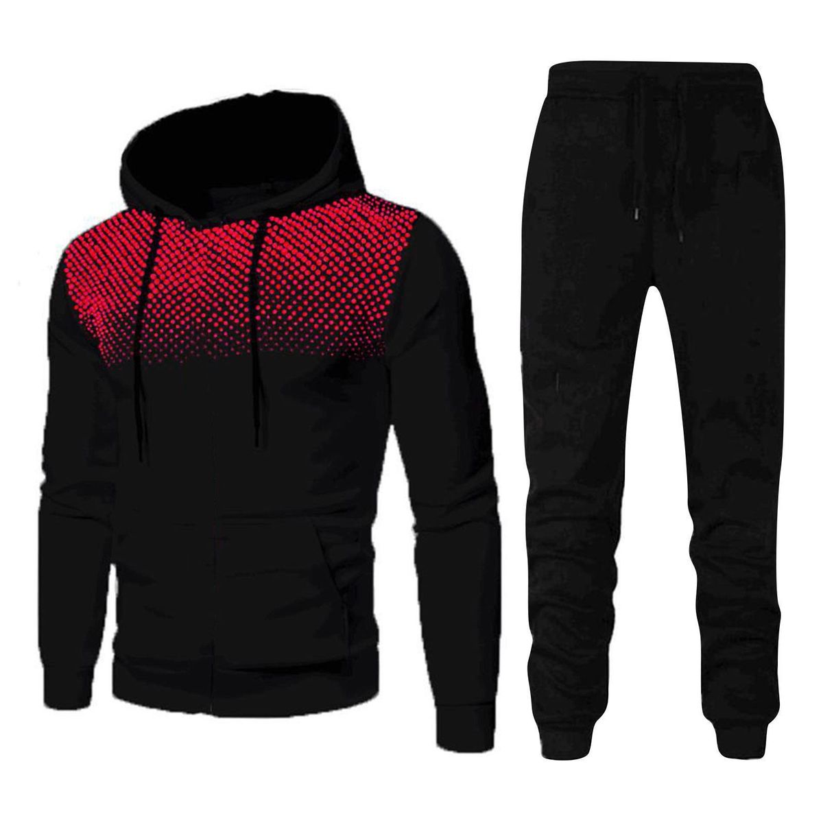 Men's Clothing sweatshirt trousers sports fitness men's sweatshirt sweatpants suit_desvips.com