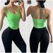 Camisole Sports Vest Thin Shoulder Fitness Wear For Women Beautiful Back Yoga Top With Integrated Chest Pad Sexy 1507_desvips.com