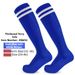 Children's Striped Soccer Socks Non-Slip Over The Knee Men's And Women's Training Socks Student Sports_desvips.com