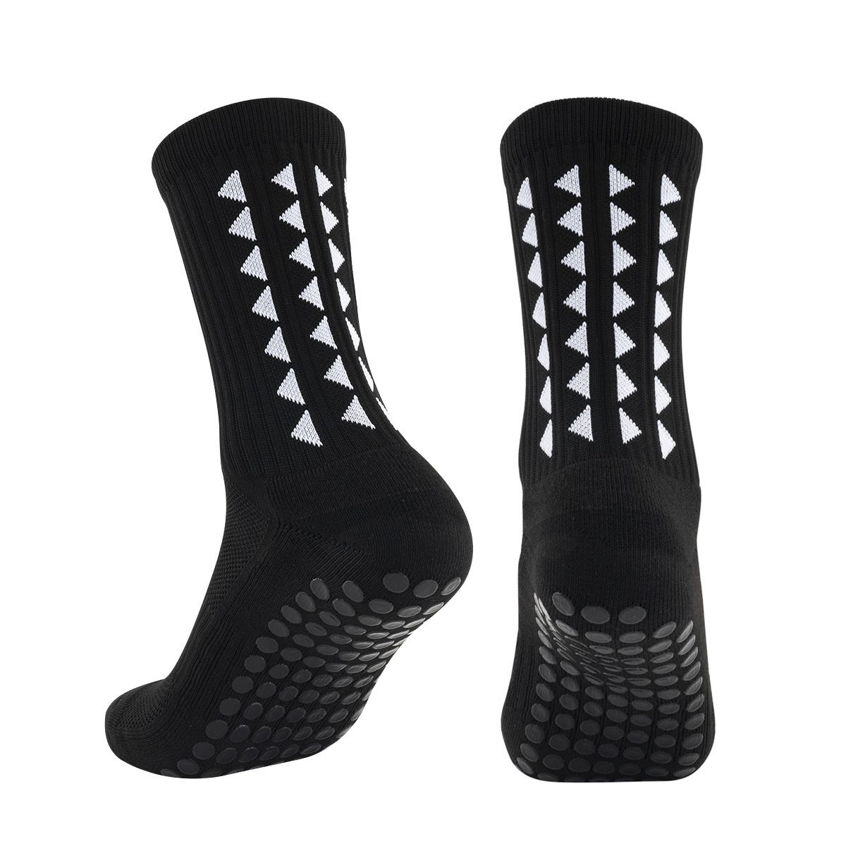 Professional Men's mid Calf Soccer Socks Thickened Terry Cloth Sole Long Glued Anti-Slip Sports Socks for Team Sports_desvips.com