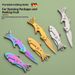 Folding Creative Shark Mini Outdoor Tactical EDC Tool Portable Cutter Express Keychain Fruit Pocket Knife_desvips.com
