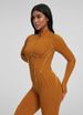 Women's High-Waisted Seamless Yoga Jumpsuit With Built-in Bra - Breathable Workout Bodysuit For Gym, Running & Fitness_desvips.com