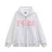 2025 Hot F426 Hooded Couple Unisex Versatile Printed Top National Trend Brand Zipper Sweatshirt_desvips.com