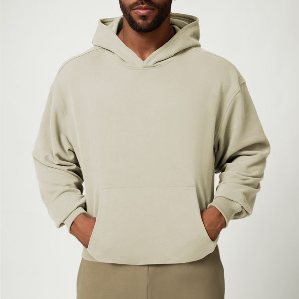 KOOSSOASISEuropean And American Style Sports Casual Hooded Sweatshirt, New American Style, Home And Commuting, Citywalk Fitness Hoodie 1019._desvips.com