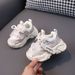 Girls' Princess Sneakers, 2024 Spring New Children's Little Girls' Sequined Dad Shoes, Boys' Casual Shoes_desvips.com