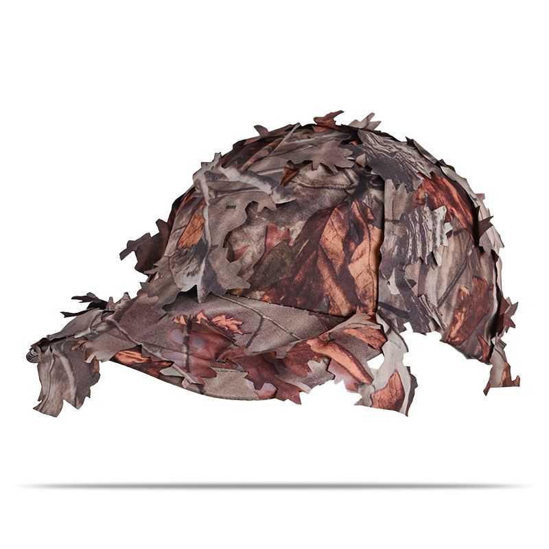 Jungle Camouflage Boonie Full Face Mask Hiking Outdoor Fishing UV Protection Summer Sun Hat_desvips.com