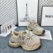 2025 Autumn New European Style Thick-Soled Dad Shoes For Versatile Round-Toe Platform Sole Lace-Up Casual Sneakers_desvips.com