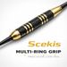 Premium 12pcs Steel Tip Darts Set Brass Barrels With Extra Flights Aluminum Shafts O-Rings Tool Sharpener Case For Competition & Leisure_desvips.com