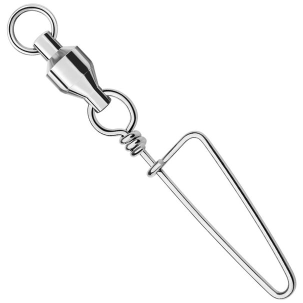 8-Shaped Connector Single Head Bearing Swivel + Curved Snap Accessories Bulk Eight-Shaped Ring Fishing Gear Supplies_desvips.com