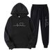 2025 Men And Women Fleece Sweatshirt Autumn Winter Heart Pattern Hoodie Trendy Brand New Men's Set_desvips.com