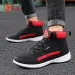 YRZL Spring Autumn High Top Waterproof Walking Sneakers Leisure Male Leather Sports Non-Slip Shoes For Men_desvips.com
