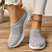 Solid Color Mules, Soft Sole Platform Slip On Walking Shoes, Women's Summer Free Shippiing Shoes Ddmysaturn_desvips.com