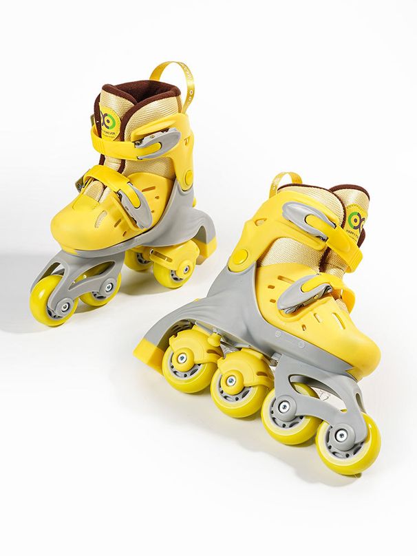 Roller skates can be adjusted multi-functional children's female roller skates flash wheel_desvips.com