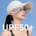 Women's Full Face Sun Hat - Extra Wide Brim Adjustable Visor Cap For Outdoor Sports Breathable Open Top Summer Sun Protection Hat_desvips.com