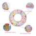 Cartoon Strawberry Inflatable Ring - Thickened PVC Swimming Float For Beginners & Adults (Glitter Design Water Play & Pool Safety)_desvips.com