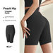 European And American Short Traceless Female Peach Fitness Sports Running Tight High Waist Hip Lifting Yoga Pants_desvips.com