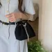 Korean Style Bowknot Niche Handbag 2025 Fashion Sweet Bucket New Chain Single Shoulder Crossbody Bag_desvips.com