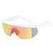 One-piece sunglasses for men and women lightning legs outdoor sports cycling glasses irregular windproof sunglasses tide_desvips.com
