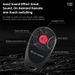 4-in-1 Bicycle Bell Horn With Anti-Theft Alarm Headlight Remote Control Waterproof Rechargeable Safety Accessories_desvips.com