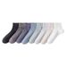 Men's Summer Thin Mesh Sweat-absorbing Mid-calf Cotton Seamless Short Socks, Spring-summer Sports, Simple Solid Color_desvips.com
