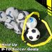 Professional Soccer Goal With Target Net - Free Kick & Shooting Practice Trainer (Portable Football Training Equipment For Accuracy Drills)_desvips.com