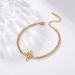 New Women's Bracelet With Double-layer Chain, Stacked Pentagram Bracelet, Vintage Mysterious Star Array Witch Knot_desvips.com