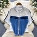 Women's Clothing denim patchwork distressed suit_desvips.com