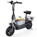 IScooter F3 Electric Scooter with Seat,1000W 48V 13Ah 10 inch Commuting Scooter with Basket _desvips.com