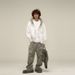 Hooded Zipper Cardigan Spring And Autumn New Trendy High-End Jacket Sweatshirt American Style Fur Collar_desvips.com