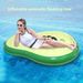 Inflatable Avocado Pool Float - Giant Lounge Chair For Adults (150cm Heavy-Duty PVC Comfortable Backrest Summer Party Essential)_desvips.com