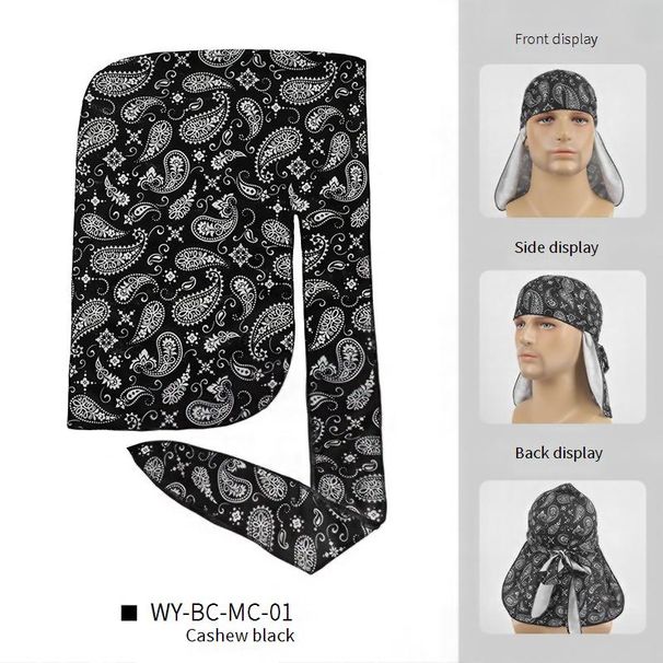 Lightweight Printed Headscarf & Sports Cap - Versatile Outdoor Headwear For Hiking, Running & Travel - Breathable Polyester With Floral Patterns_desvips.com