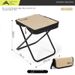 Ultra Lightweight Portable Folding Stool For Camping, Fishing, Travel & Outdoor Activities – Compact Design With Durable Iron Frame_desvips.com