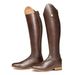 matte cowhide western cowboy women's genuine leather thick heeled short boots, square toe brown high heels,_desvips.com