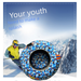 Thickened Sand And Grass Outdoor Rainbow Track Usable Drag Dry Slide 80cm Inflatable Ski Ring_desvips.com