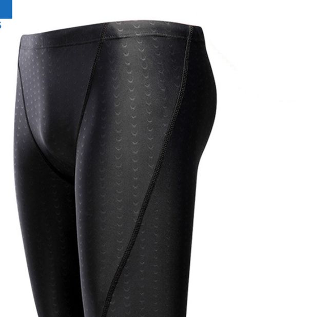 Two-Piece Suits Yuke Sharkskin Swimming Trunks Boxer Men's Large Size Swimming Trunks Waterproof Quick Drying Swimming Trousers Swimsuit Tether_desvips.com