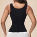 Shapewear Women Colombian Fajas Waist Trainer Tummy Control Vest Body Shaper 17 Steel Bones 3-Row Hooks Zipper_desvips.com