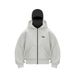 2025 American Trendy Brand Double Hood Jacket Hooded Zipper Cardigan Sweatshirt Couple Style Windproof High Street_desvips.com