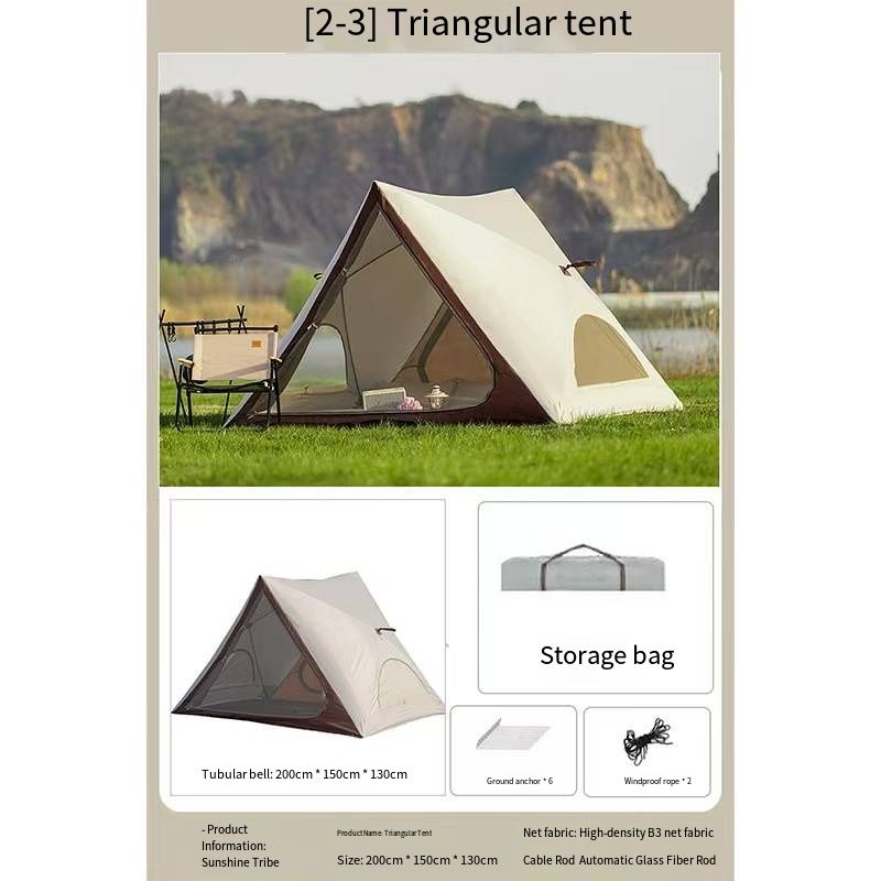 Portable Beach Tent Automatic Quick-Open – UV Resistant, Spacious & Foldable_desvips.com