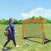 Portable Kids Soccer Gate Soccer Training Mesh Frame Removable Folding Soccer Game Door Frame_desvips.com