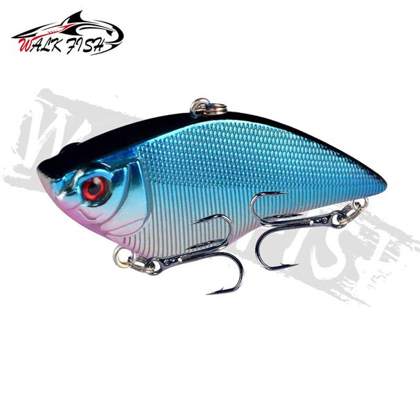 WALK FISH 1PCS 7cm 16g VIB Fishing Lure Plastic Treble Hooks Peche Bass Pike Trolling Pesca Fishing Tackle Artificial Hard Bait_desvips.com