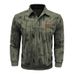 Men's Long Sleeved Polo Shirt Autumn And Winter New Jacquard Lapel Top_desvips.com