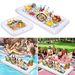 Inflatable Floating Cooler Tray - Pool Party Ice Bar For Drinks & Snacks (Heavy-Duty PVC Leak-Proof Design 6-Cup Holders)_desvips.com