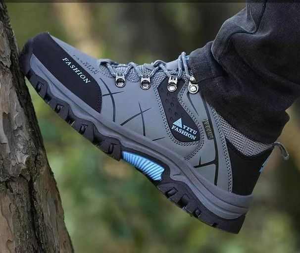 2025 Autumn New Labor Protection Sports Hiking Shoes Waterproof, Non-slip, Wear-resistant Outdoor Low-top Casual Shoes_desvips.com